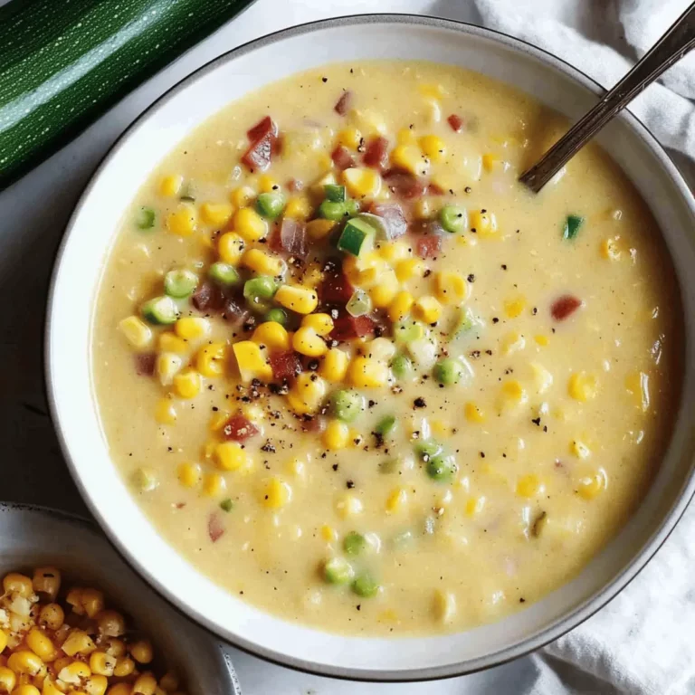 Zucchini Corn Chowder