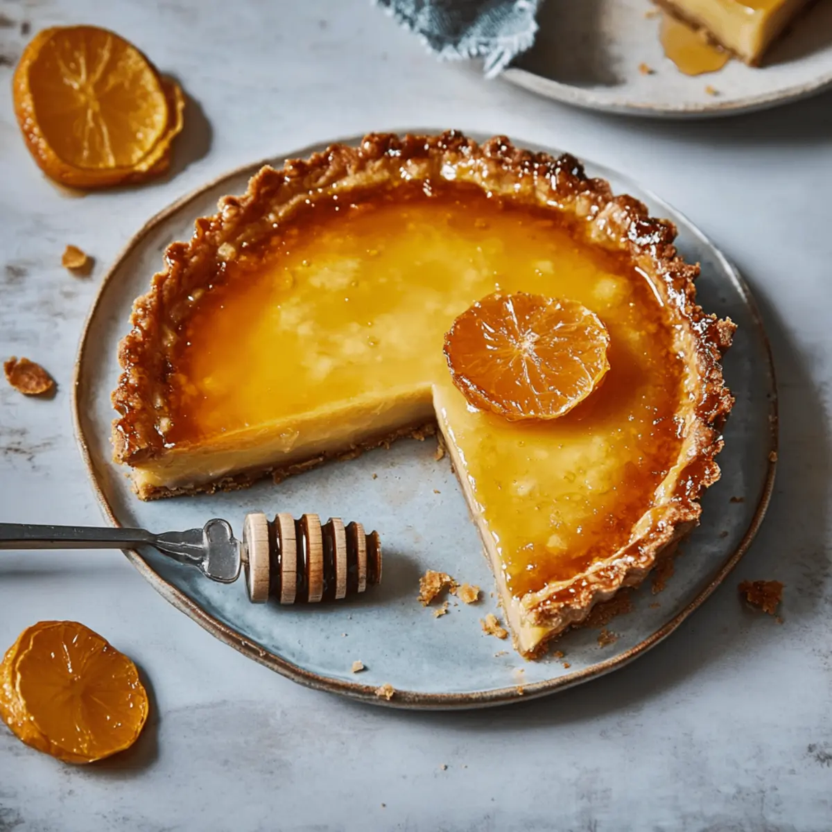 Homemade Greek Melopita Recipe with Golden Honey Flavor Delight