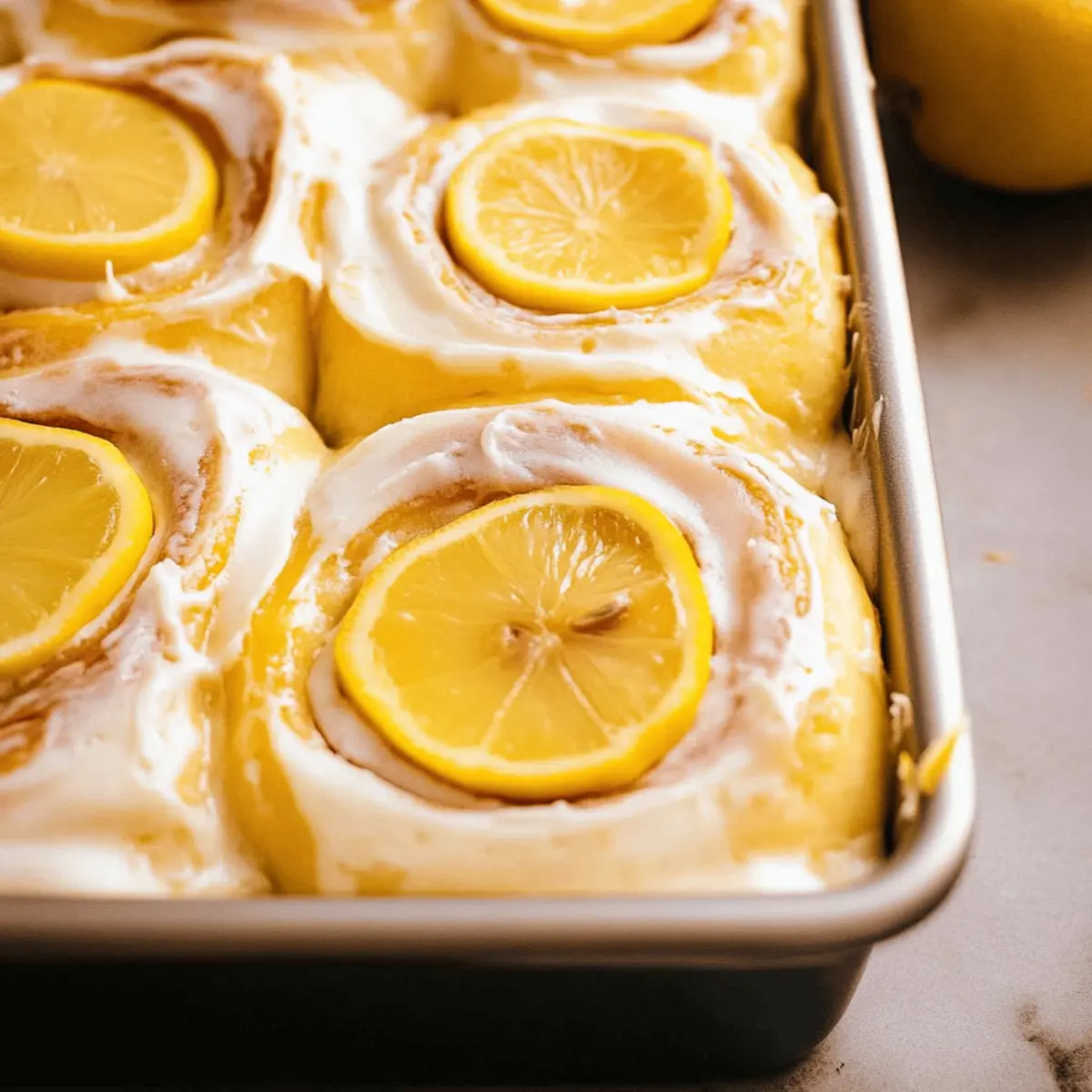 Delicious Lemon Rolls with Homemade Lemon Curd Frosting Recipe