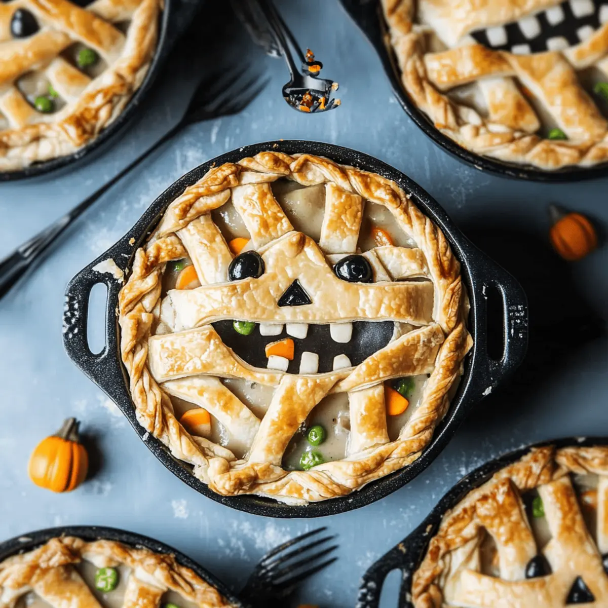 Delicious Mummy Chicken Pot Pie Recipe for a Spooky Halloween Treat