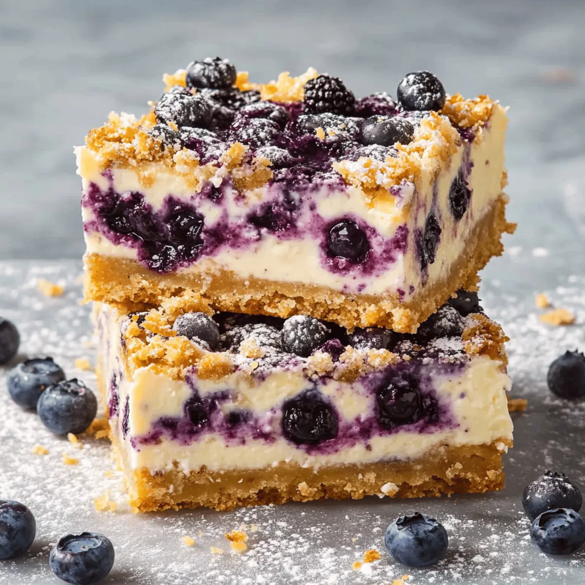 Blueberry Cream Cheese Bars