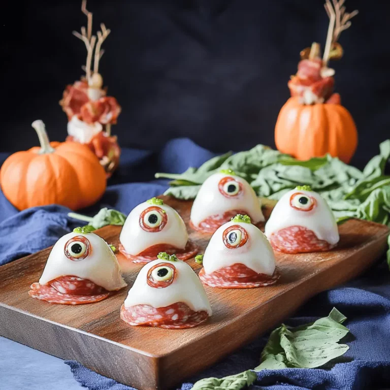 Salami Mozzarella Eyeballs Recipe