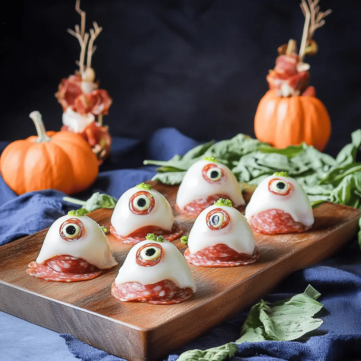 Salami Mozzarella Eyeballs Recipe