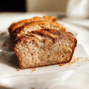 Homemade Cinnamon Swirl Banana Bread