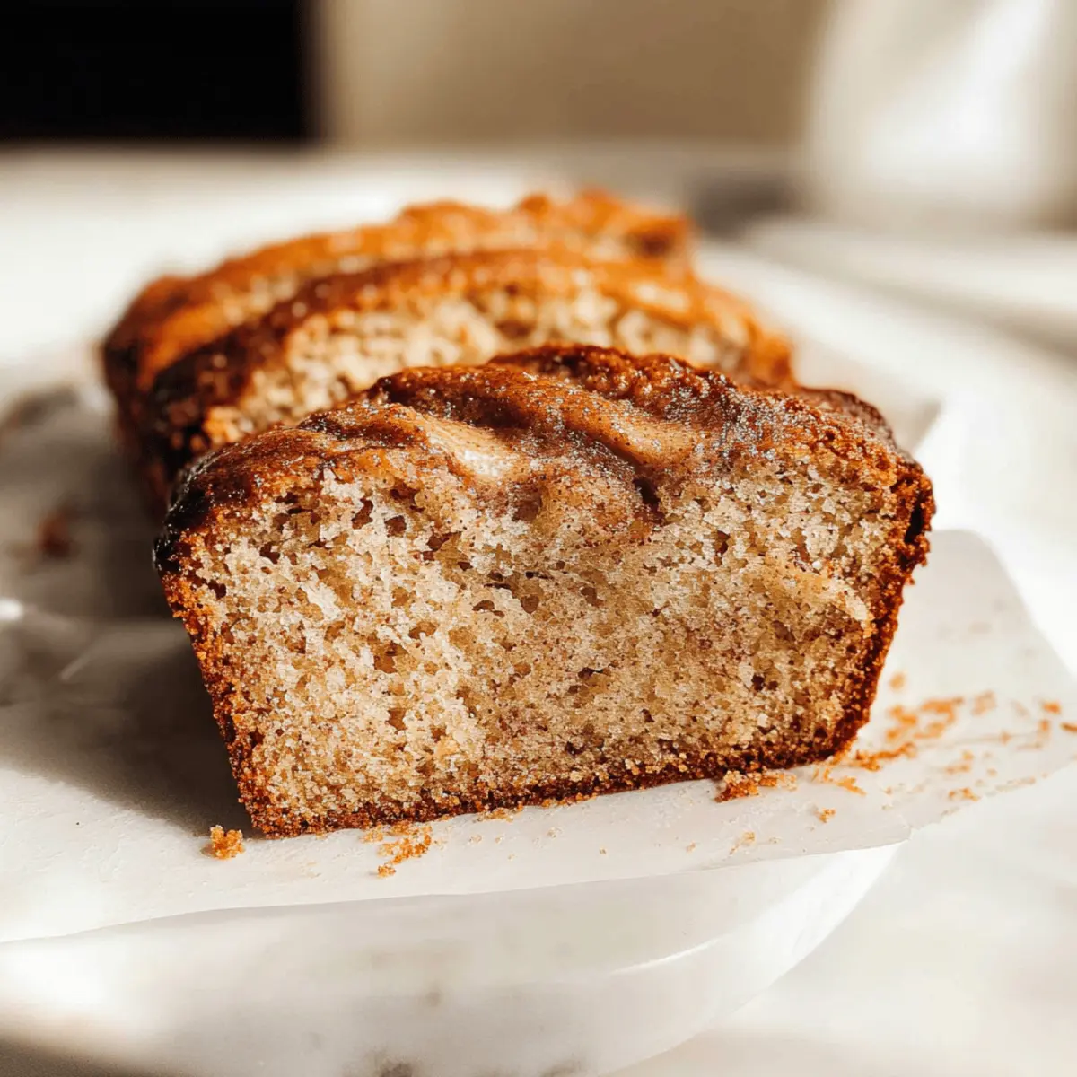 Homemade Cinnamon Swirl Banana Bread