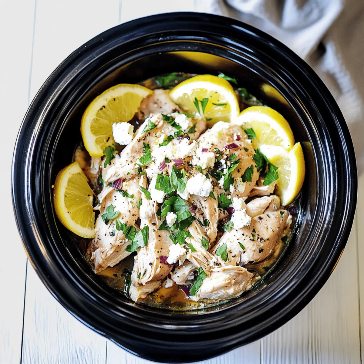 Easy Slow Cooker Greek Chicken Recipe for Flavorful Meals