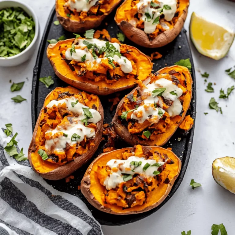 Loaded Sweet Potato Skins