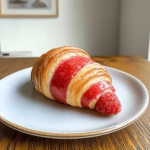 Raspberry Croissant Sourdough Donuts