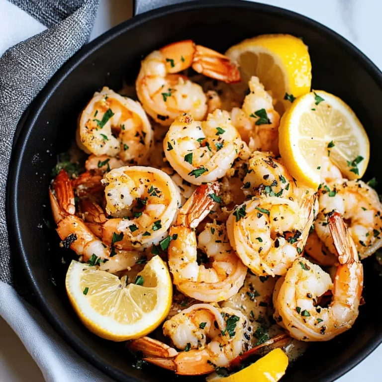 Lemon Garlic Butter Shrimp