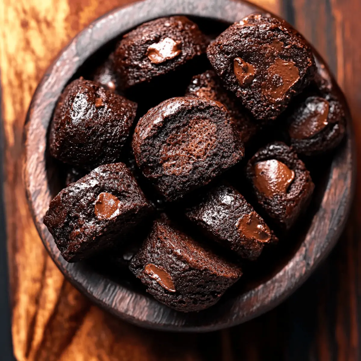 Fudgy Espresso Brownie Bites