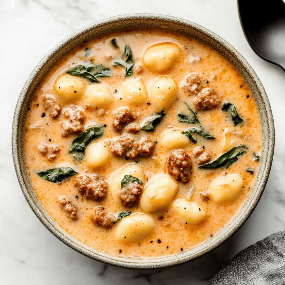 Creamy Italian Sausage Gnocchi Soup Recipe for Cozy Nights