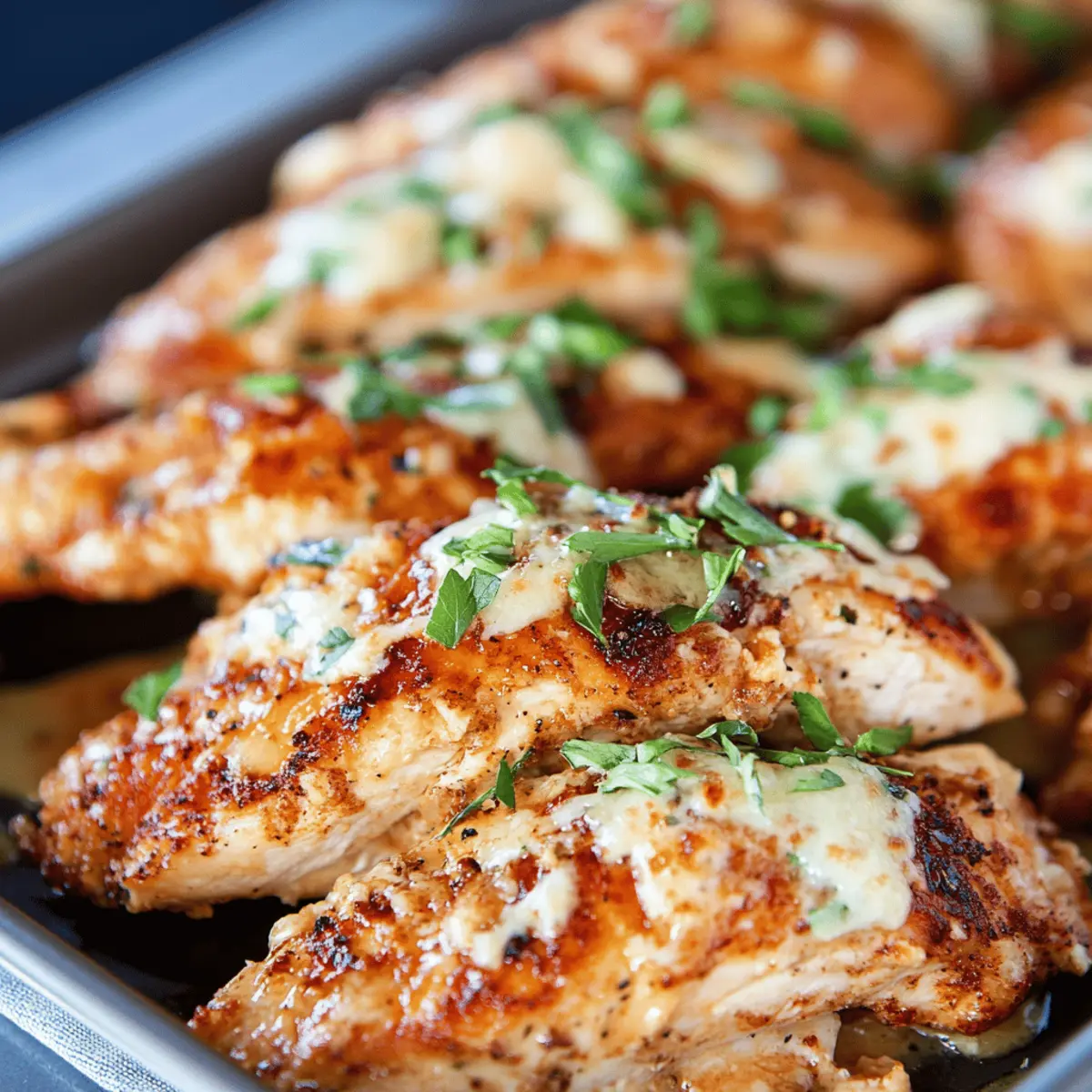 Savory Blackstone Garlic Parmesan Chicken Delight