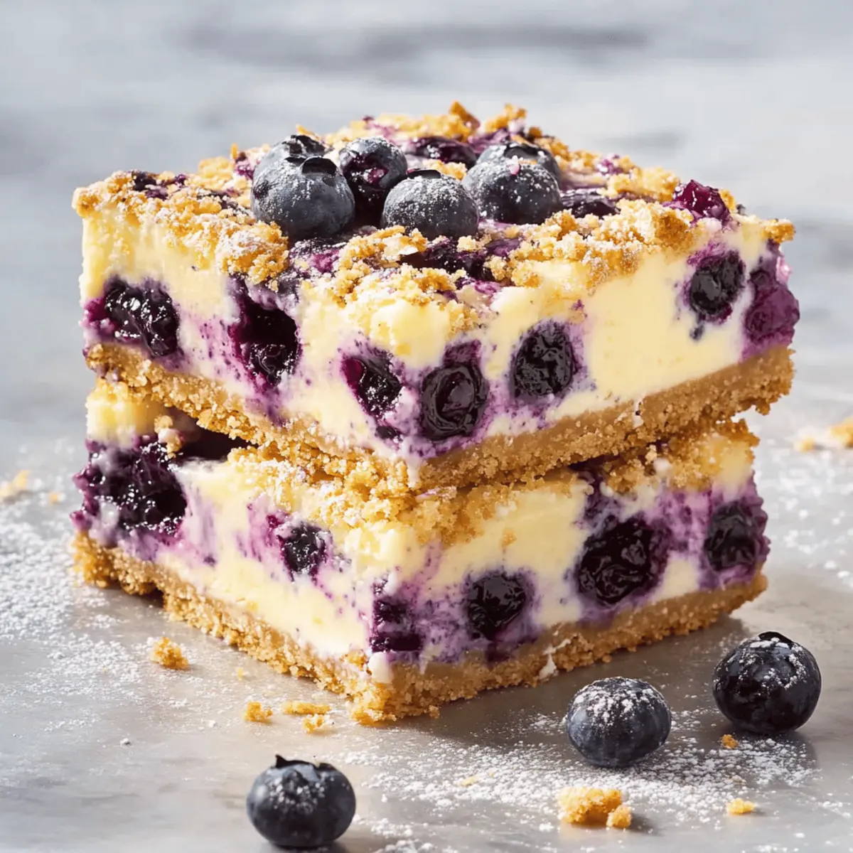 Delicious Lemon-Blueberry Cream Cheese Bars Recipe to Savor