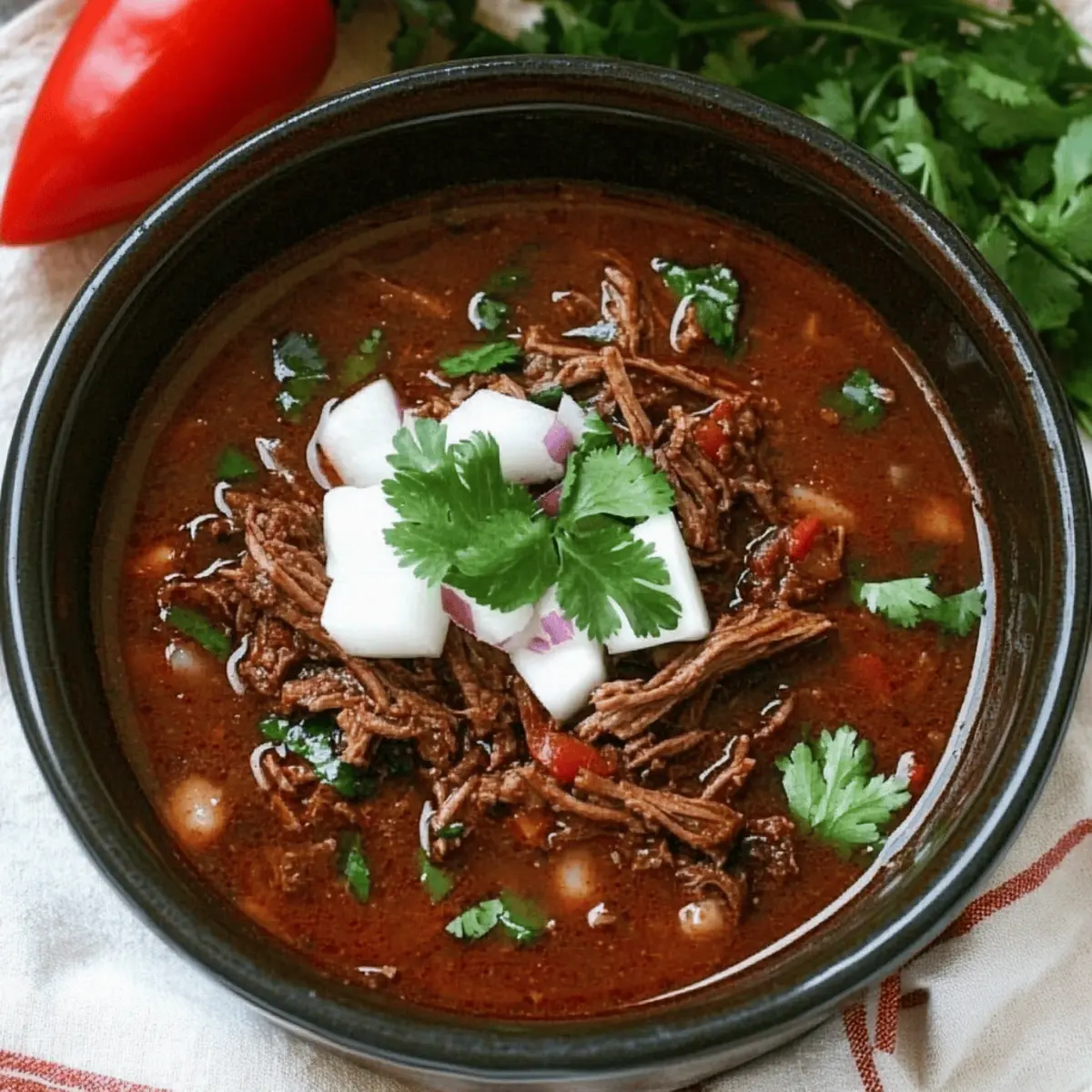 Crockpot Mexican Beef Birria