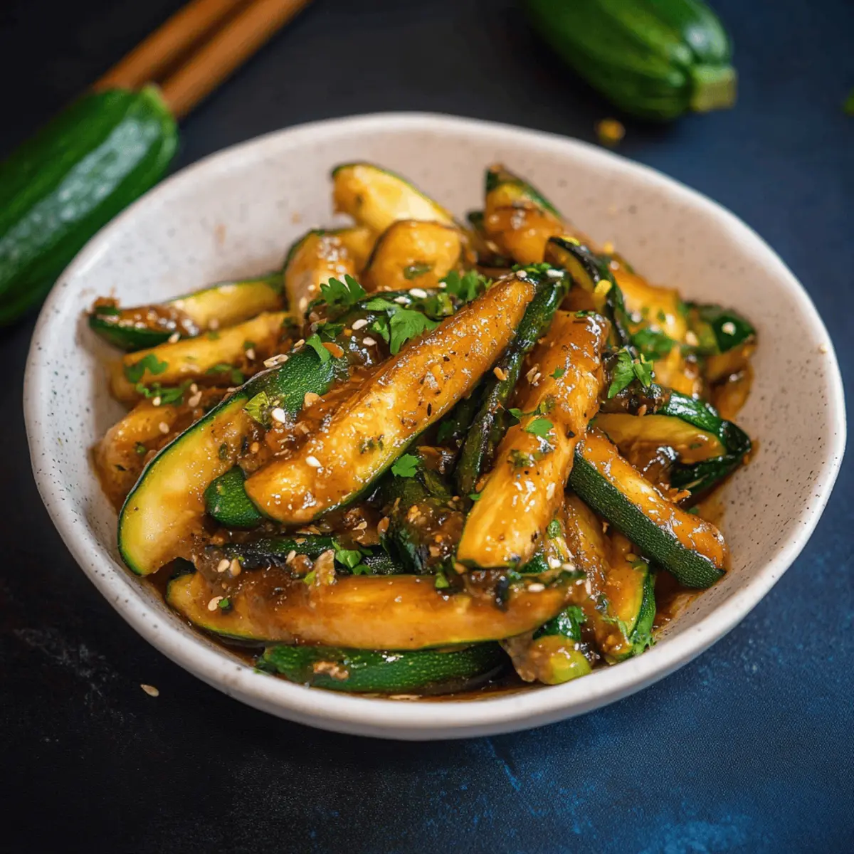 Japanese Steakhouse Hibachi Zucchini