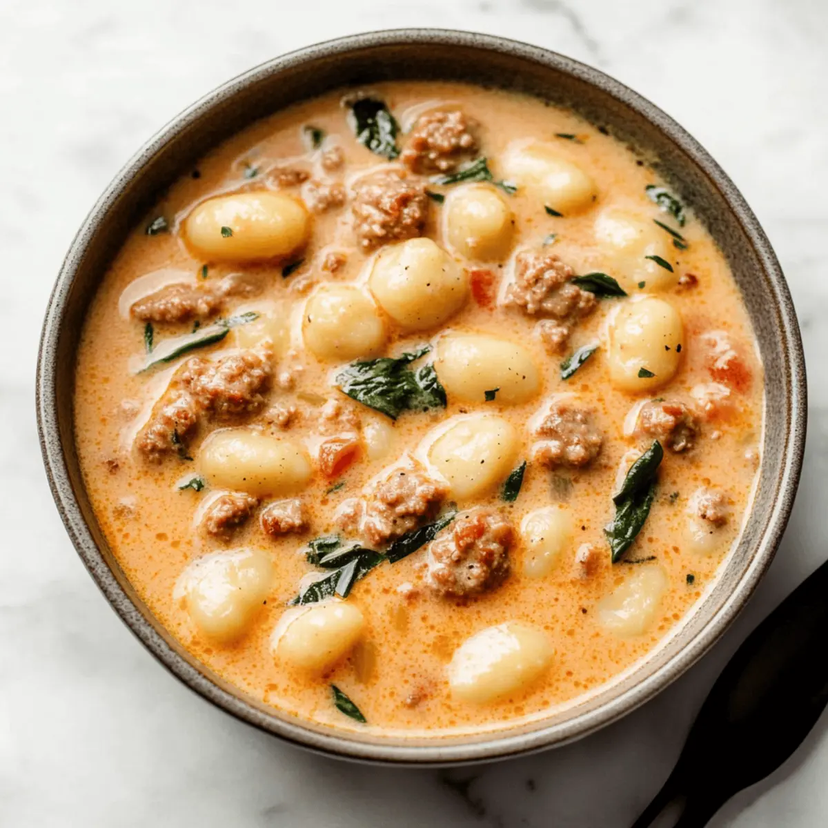 Creamy Italian Sausage Gnocchi Soup Recipe for Cozy Nights