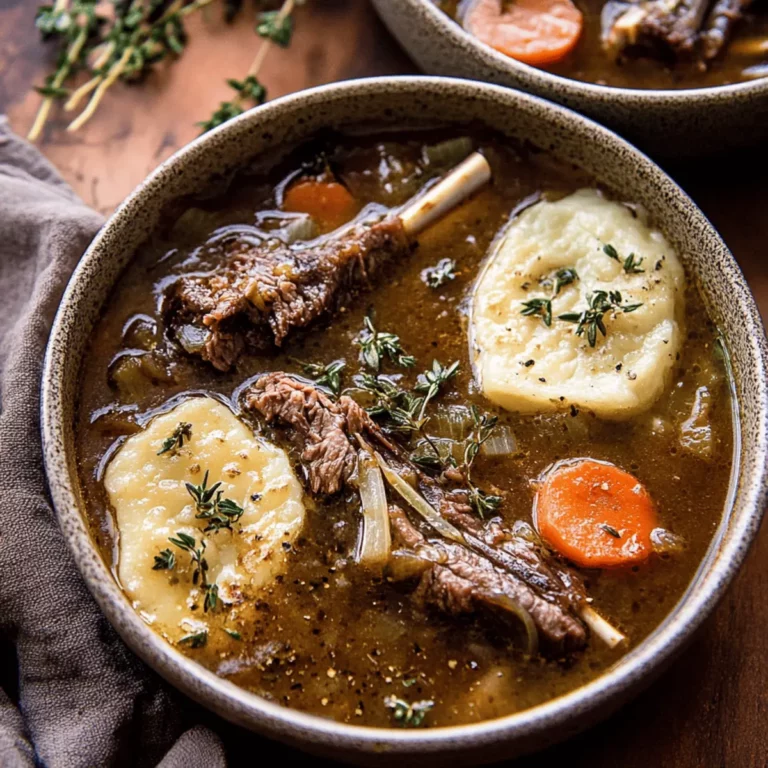 French Onion Beef Short Rib Soup