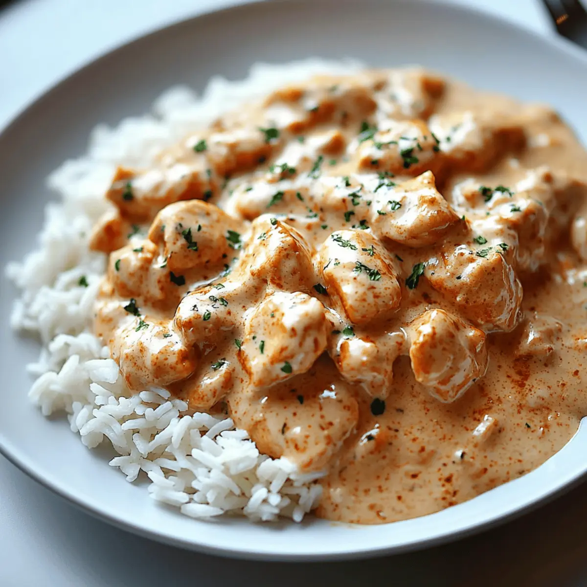 Quick and Easy Creamy Smothered Chicken and Rice Recipe