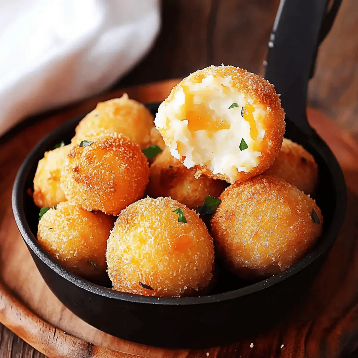 Air Fryer Cheesy Mashed Potato Balls: Crispy and Delicious Treats