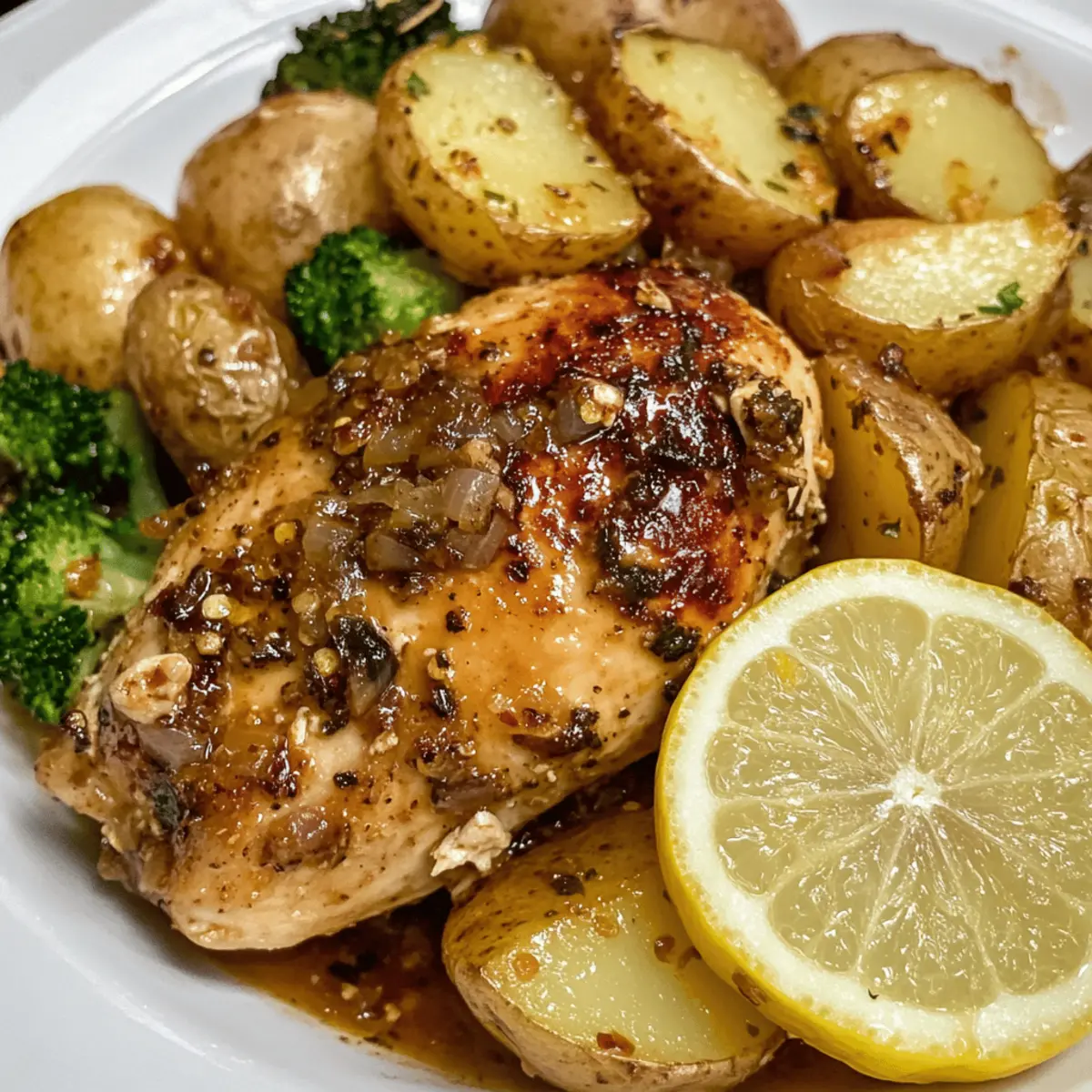 Delicious Crockpot Lemon Chicken & Potatoes for Easy Meals
