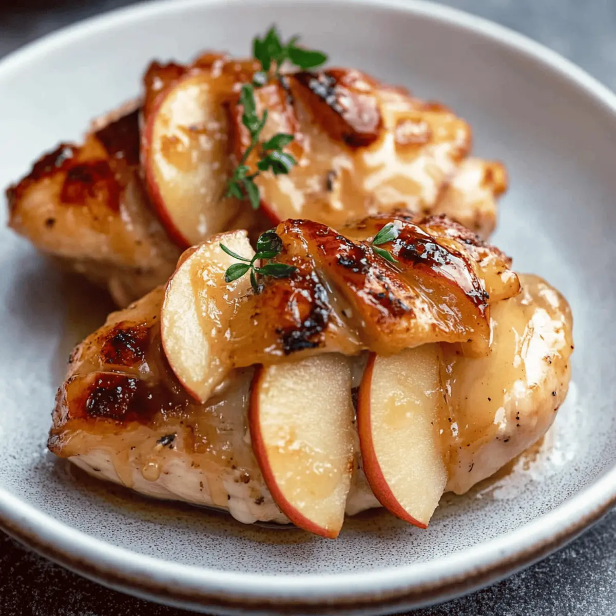 Delicious Maple Glazed Apple and Brie Stuffed Chicken Recipe