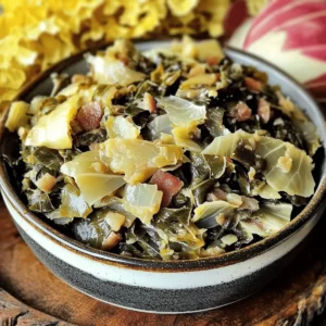 Braised Collard Greens and Cabbage