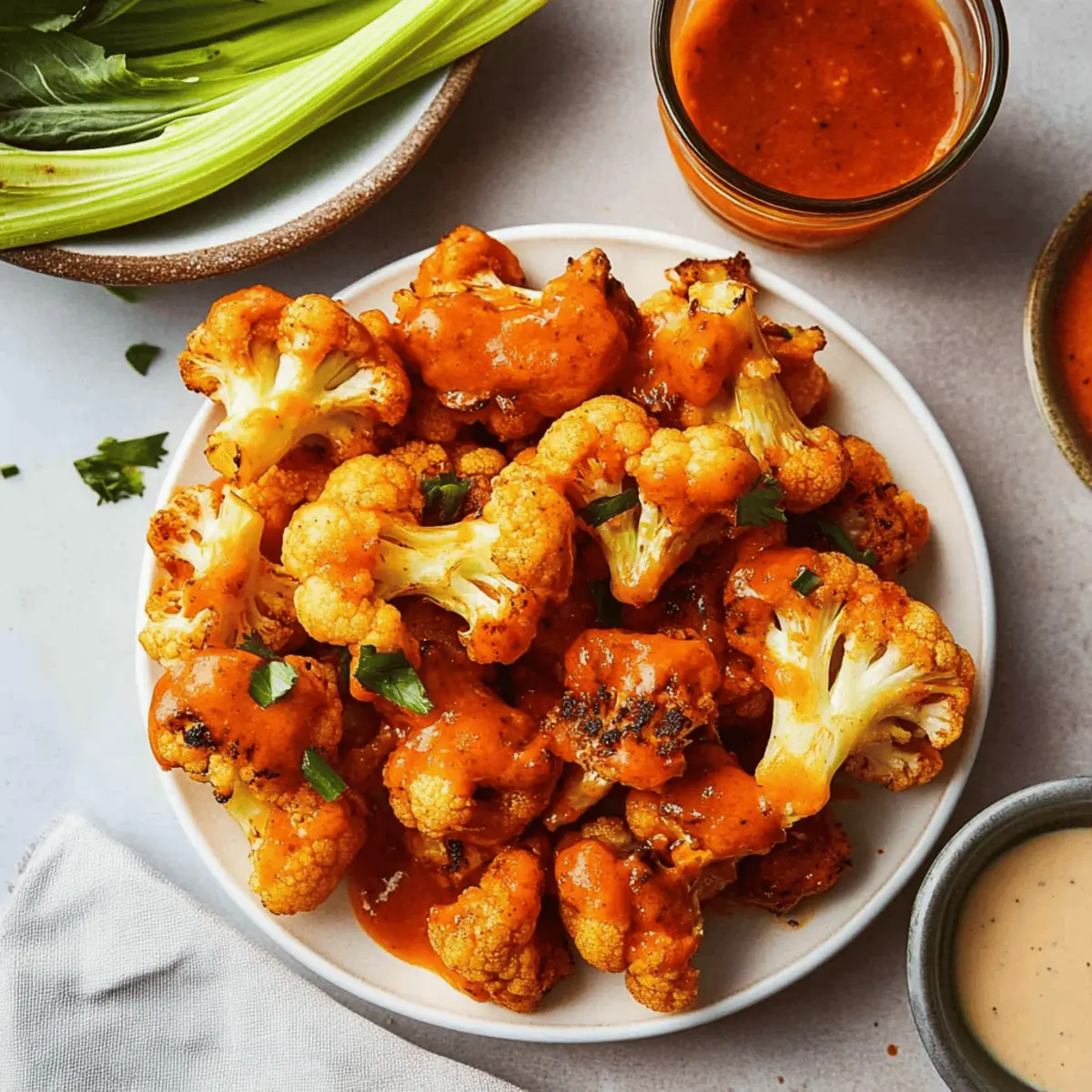 Air Fryer Buffalo Cauliflower Recipe