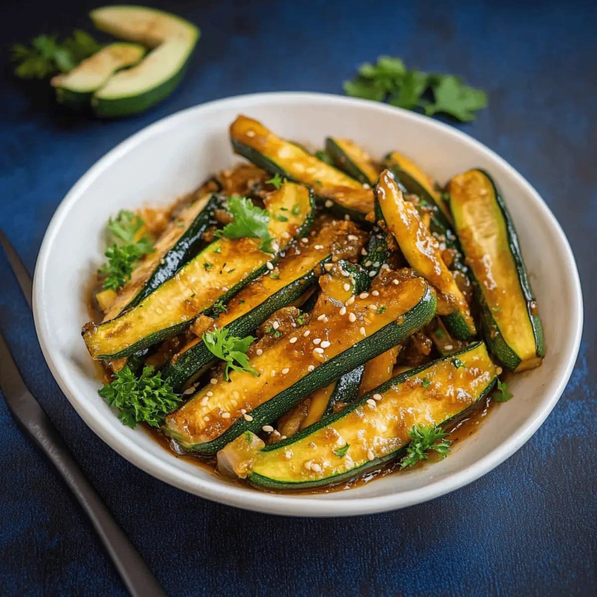 Zucchini Hibachi Style