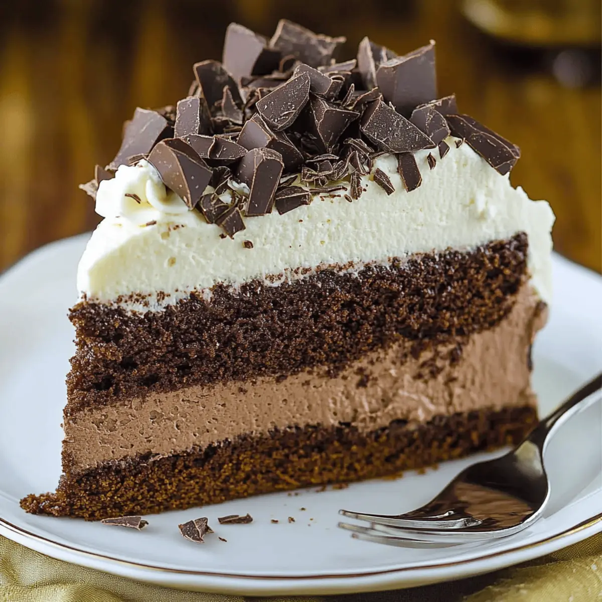 Decadent Triple-Layer Chocolate Mousse Cake Recipe You’ll Love