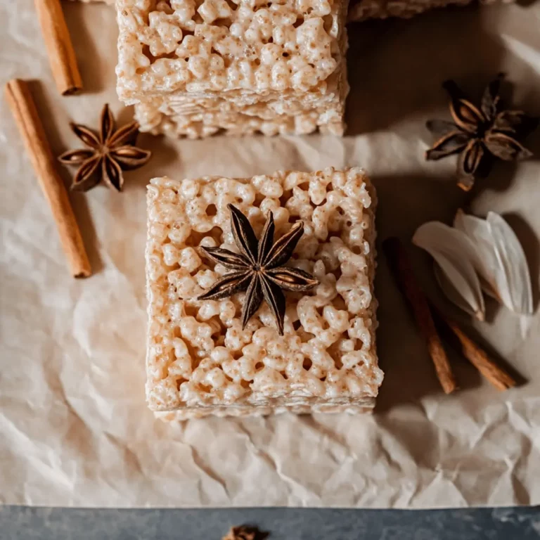 Chai Spiced Rice Krispie Treats