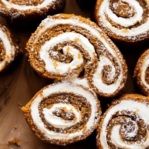 Pumpkin Roll with Cream Cheese Filling