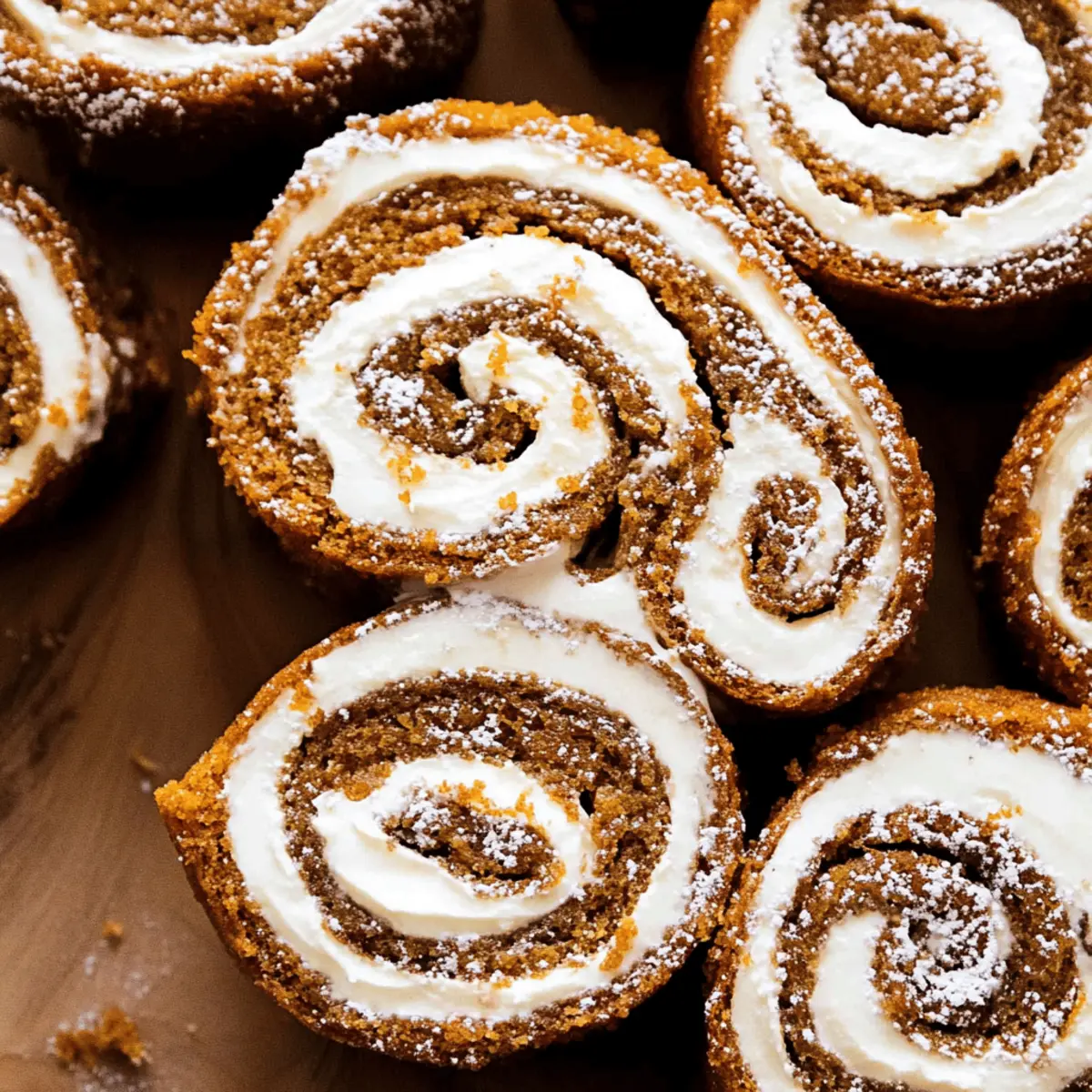 Pumpkin Roll with Cream Cheese Filling