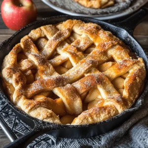 Cast Iron Skillet Apple Pie