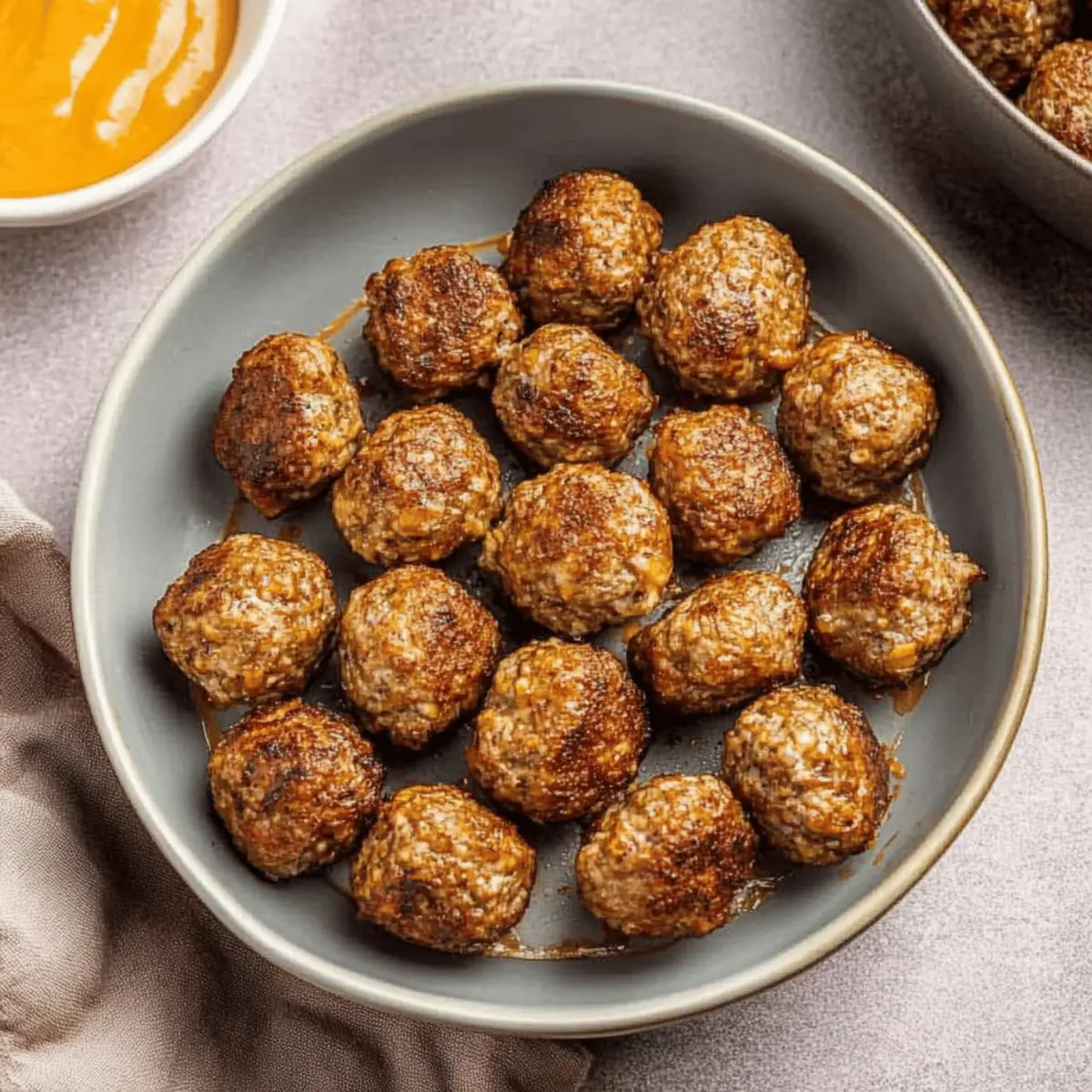 Easy Air Fryer Low Carb Meatballs Recipe for a Keto Delight