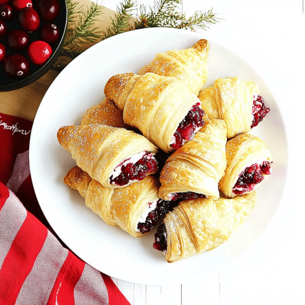 Decadent Cranberry Cream Cheese Crescent Bites Recipe to Impress