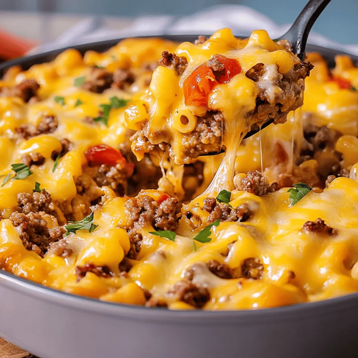 Cheeseburger Casserole