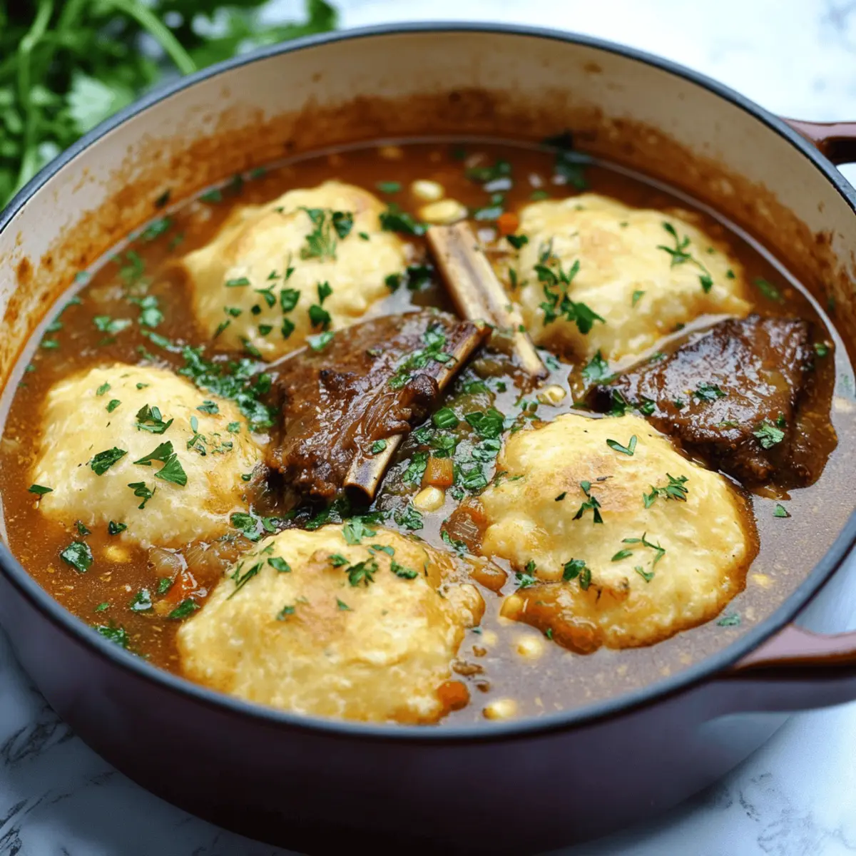Delicious Short Rib Cornmeal Dumpling Soup Recipe to Enjoy