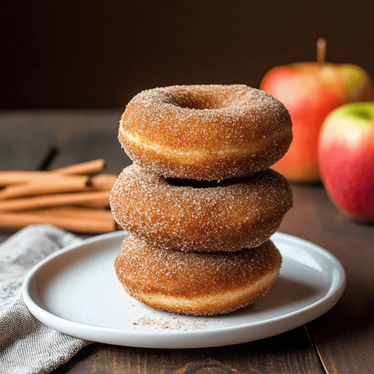 Cozy Up with Homemade Apple Cider Donuts!