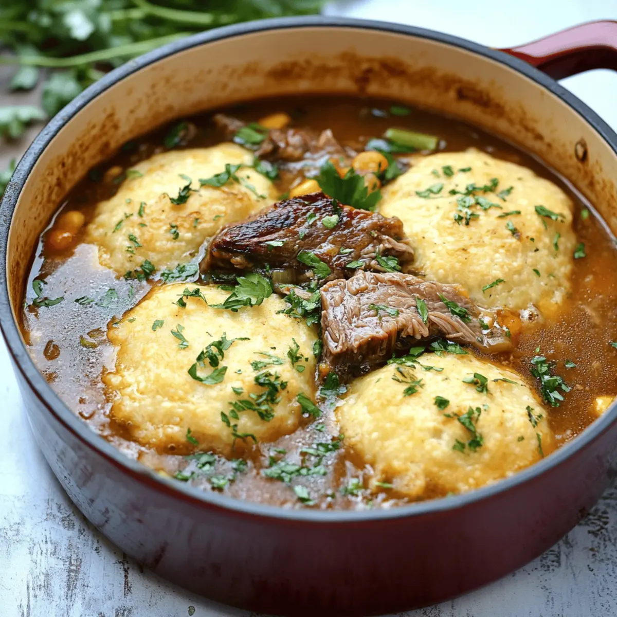 Delicious Short Rib Cornmeal Dumpling Soup Recipe to Enjoy