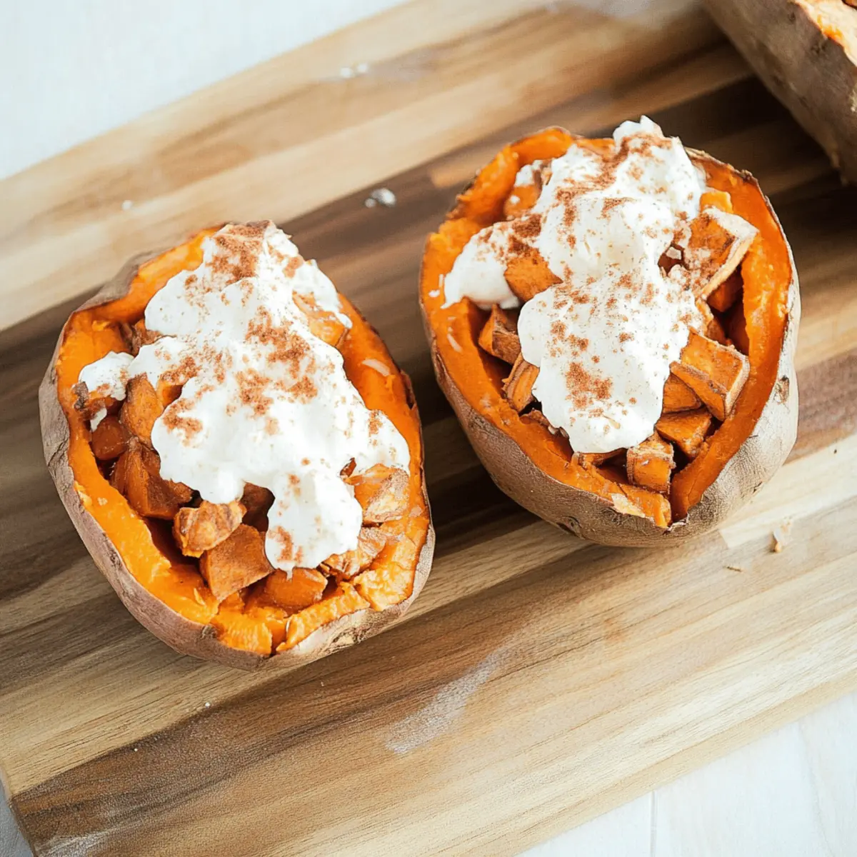 Copycat Texas Roadhouse Loaded Sweet Potatoes with Pecans and Marshmallows