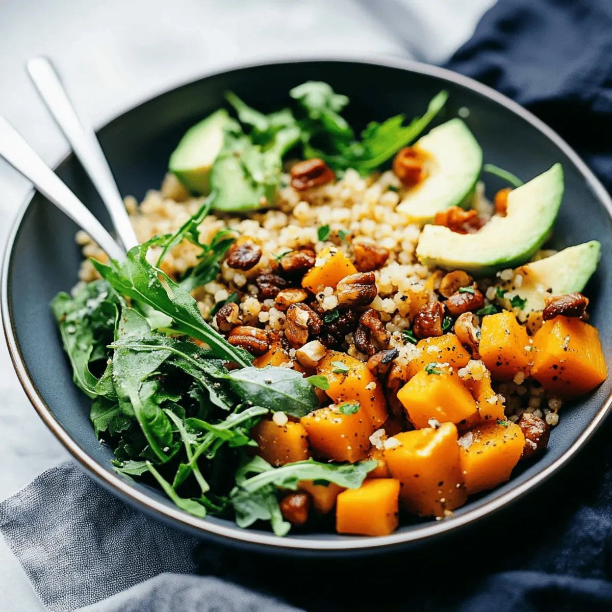 Easy Roasted Butternut Squash Couscous Bowl Recipe for Fall