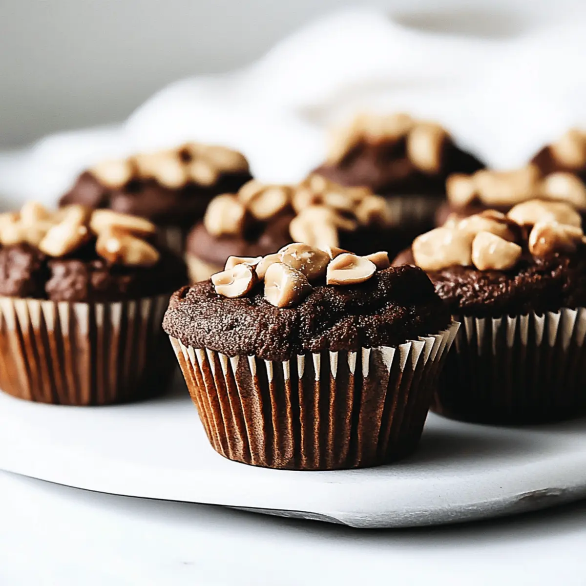 Indulge in Luxurious Hazelnut Muffins with Double Chocolate Delight