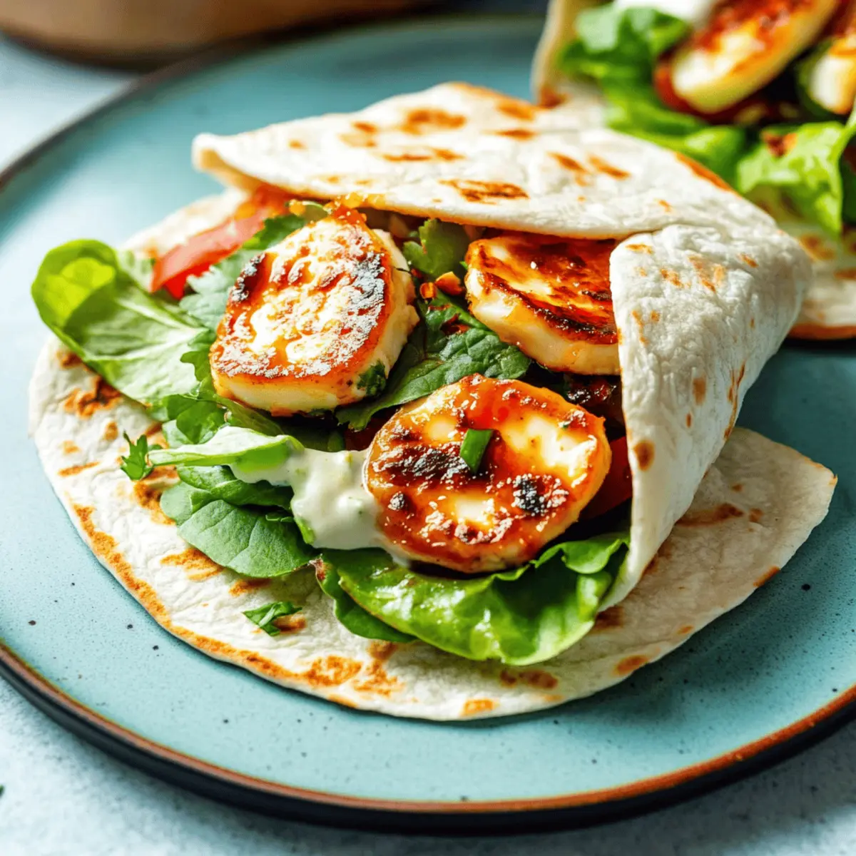 Delicious Sweet Chili Halloumi Wraps Perfect for Light Meals