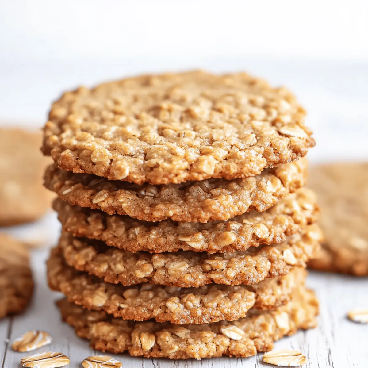 Crispy Delicious Honey Oatmeal Cookies Ready in Just 15 Minutes