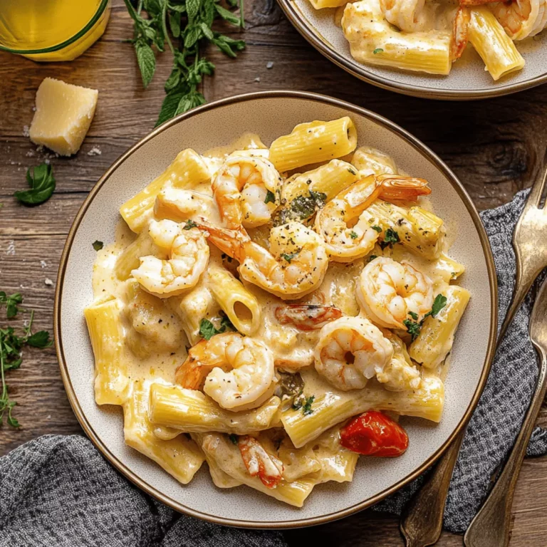 Creamy Jamaican Shrimp Rasta Pasta