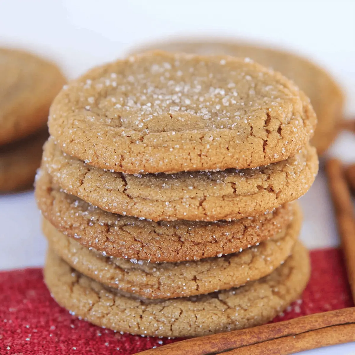 Delicious Soft Batch Apple Cider Gingersnap Cookies Recipe