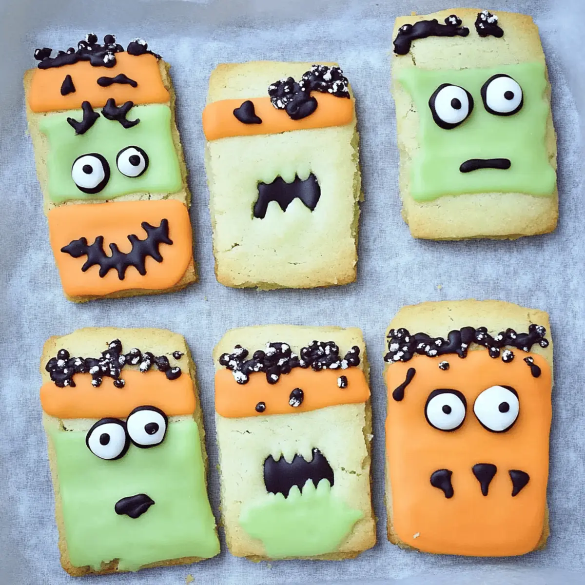 Halloween Shortbread Cookies