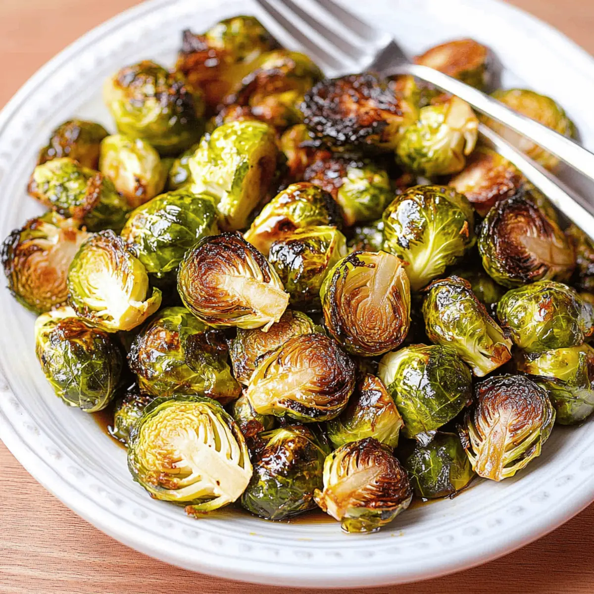 Easy Healthy Balsamic Brussels Sprouts with Honey Glaze Recipe