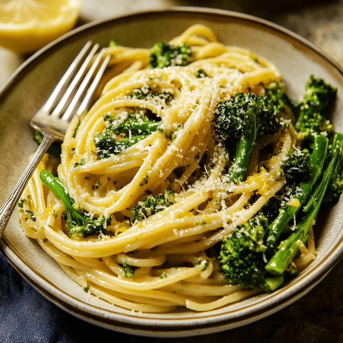 Lemon Garlic Pasta with Broccoli and Asparagus for Easy Weeknight Dinners