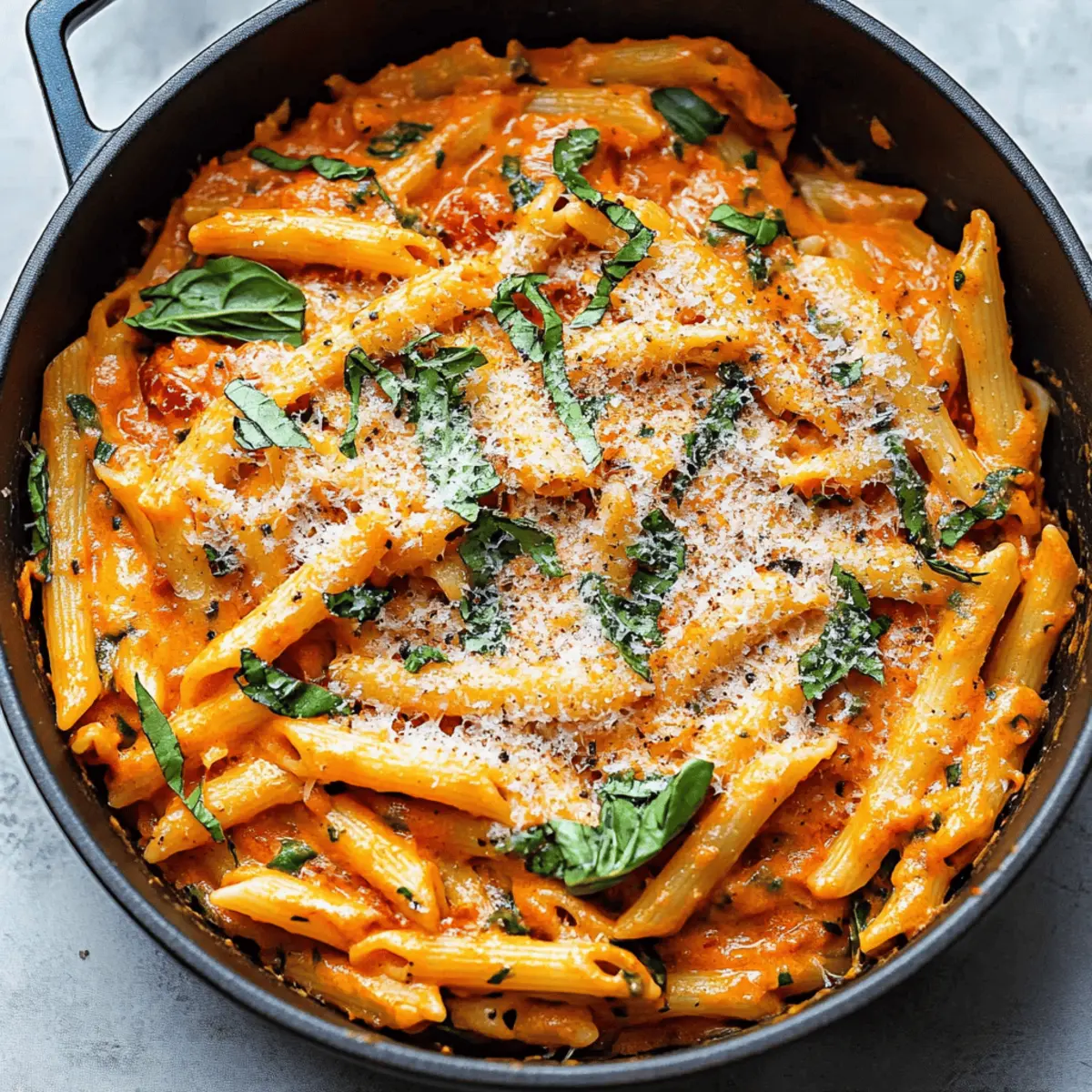 Easy One Pot Creamy Tomato Pasta